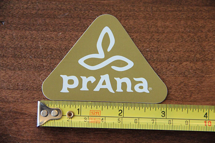 PRANA Climbing Yoga Clothing STICKER Decal NEW Hemp