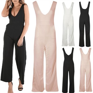 white low back jumpsuit