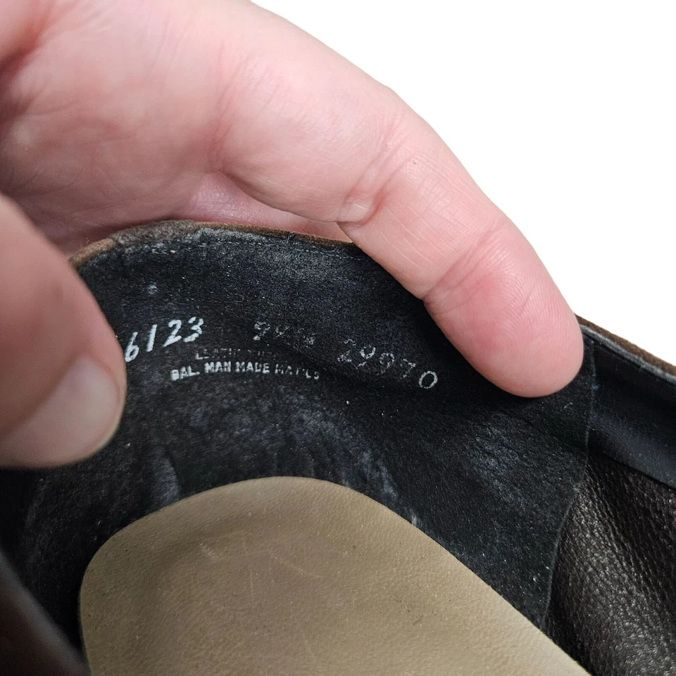 Zapatos Magdesians California para mujer marrón gamuza tacón ancho 9,5 ropa de trabajo neutra Foto 3 de 4