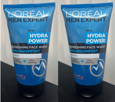 2x L'Oreal Paris Men Expert Hydra Power Anti-Discomfort Deep purifying + Ultra