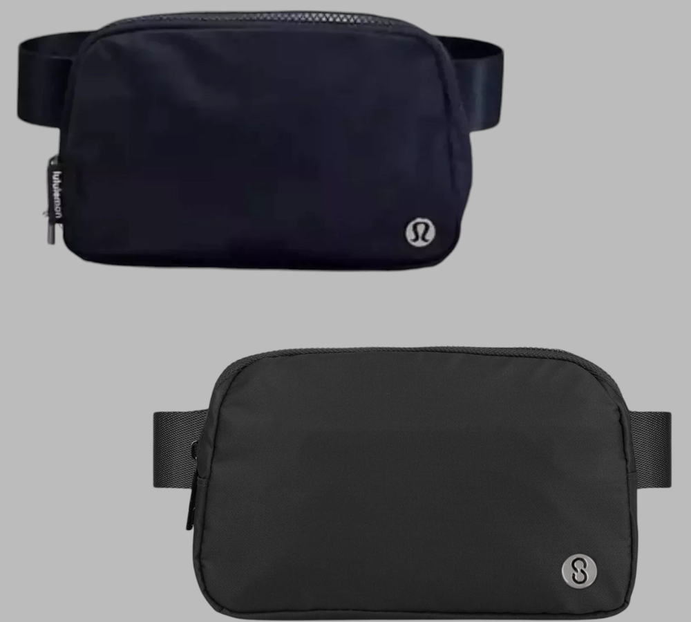 Brand New Ashtonbury® & LululemonΩ Black Waist Crossbody Bag with Tags NEW 1L