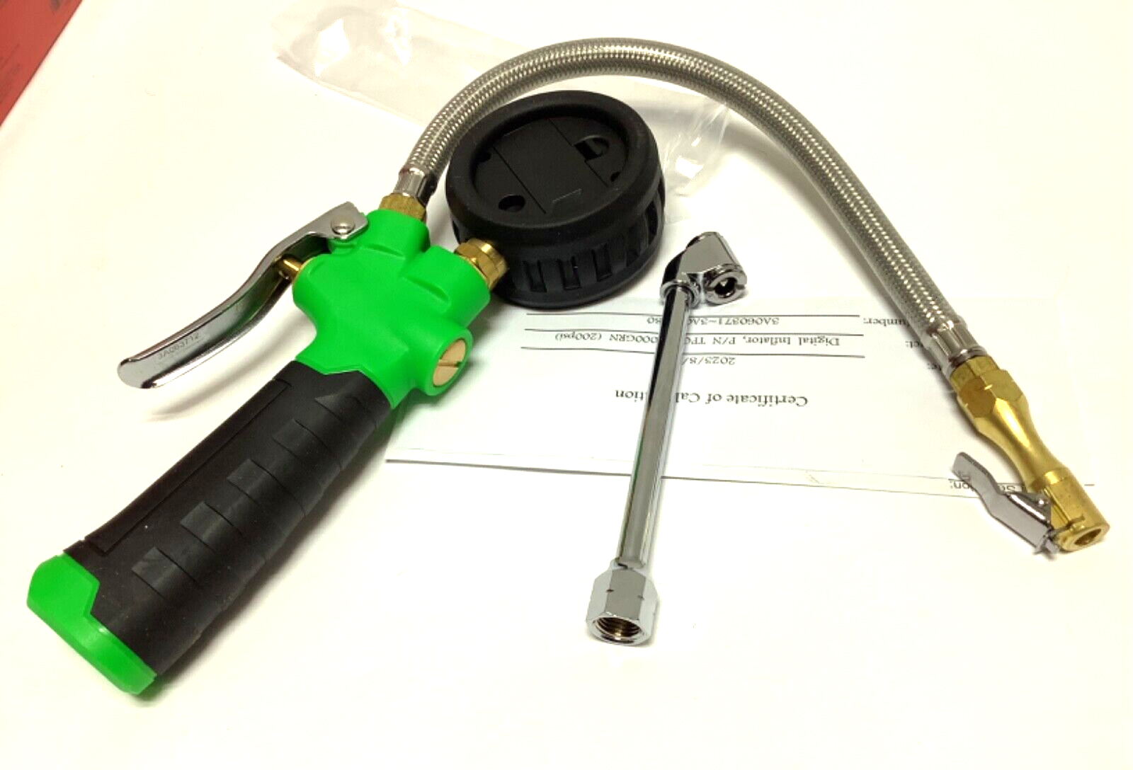 New Snapon TPGDL2000GRN Green Digital Tire Pressure Gauge eBay