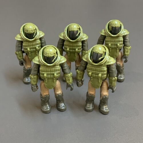 5 figurines soldat Mega Construx Call Duty Crash Site Battle Construction HBG37 - Photo 1/5