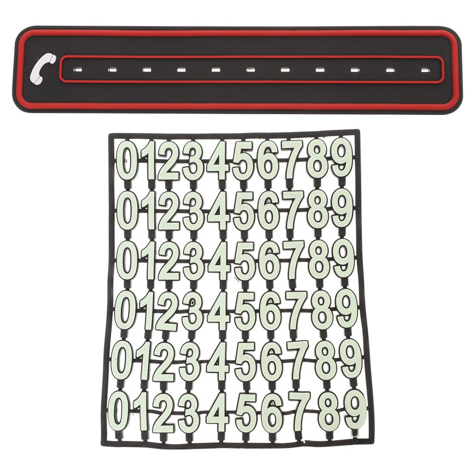 Threedimensional Parking Signs Night Light Phone Number Tag eBay