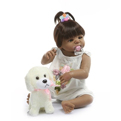 biracial doll with curly hair