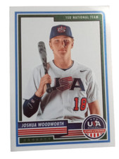 2023 Panini USA Baseball Stars & Stripes #40 Joshua Woodworth