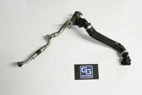 Original BMW Leitung Turbolader Rücklauf mit Schlauch 5er, 7er 17128575758