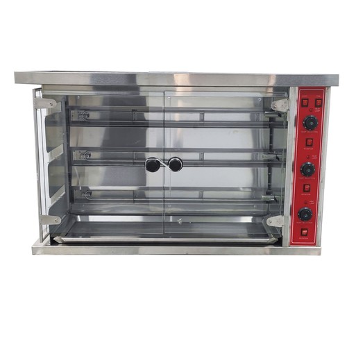 3 Rolls Vertical Electric Rotisserie Chicken Oven 220V Temperature Adjustable - Picture 8 of 24
