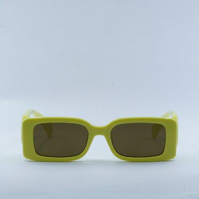 New GUCCI GG1325S 007 Acid Yellow/Brown 54-19-140 Sunglasses  display picture 2