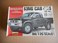 HTF Lindberg Nissan King Cab 4X4 SE-V6 Pickup Truck Model Kit 1/20 NOS