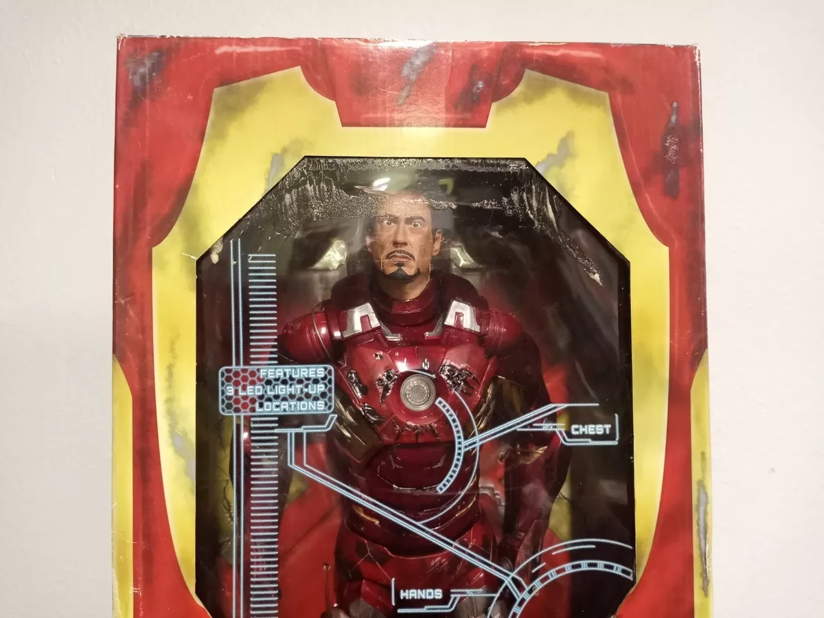 NECA Marvel Avengers Tony Stark Iron Man Battle Damaged Action