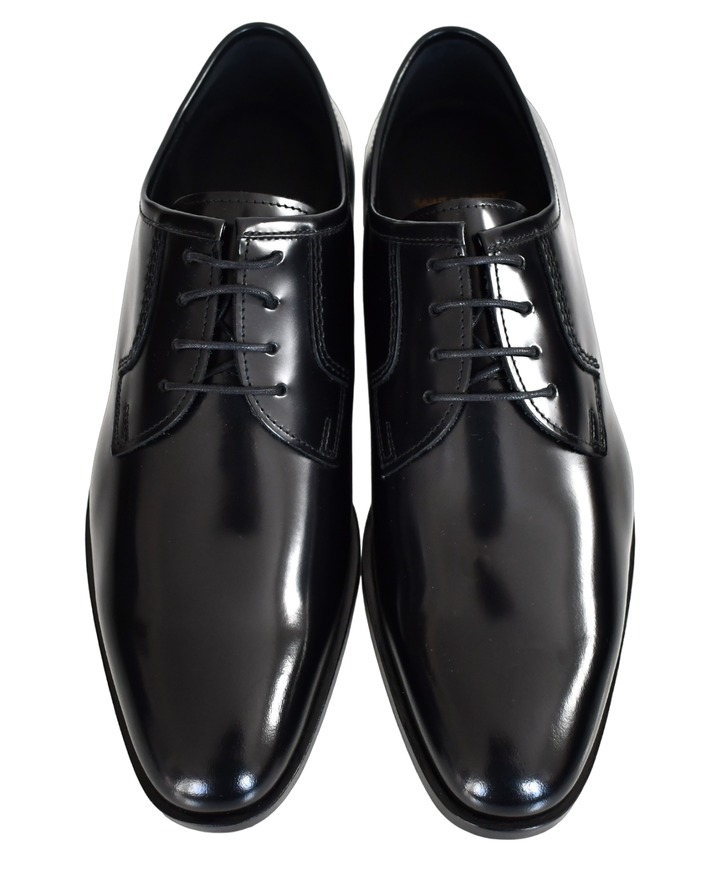 ️ SAINT LAURENT MONTAIGNE 25 DERBY scarpe da donna in pelle nera EUR 39 US 9
