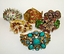 Huge choice of statement bracelet cuffs bangles crystal wood enamel S/P brass UK