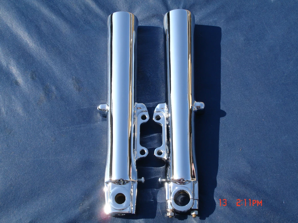 HARLEY CROMO GARFO INFERIOR PERNAS DESLIZANTES Street Glide Exchange Progr 00-13 Touring - Imagem 3 de 4