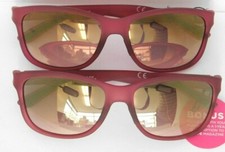 LOT of 2 - Foster Grant Shape Women's Pink Sunglasses MaxBlock 100 UVA UVB