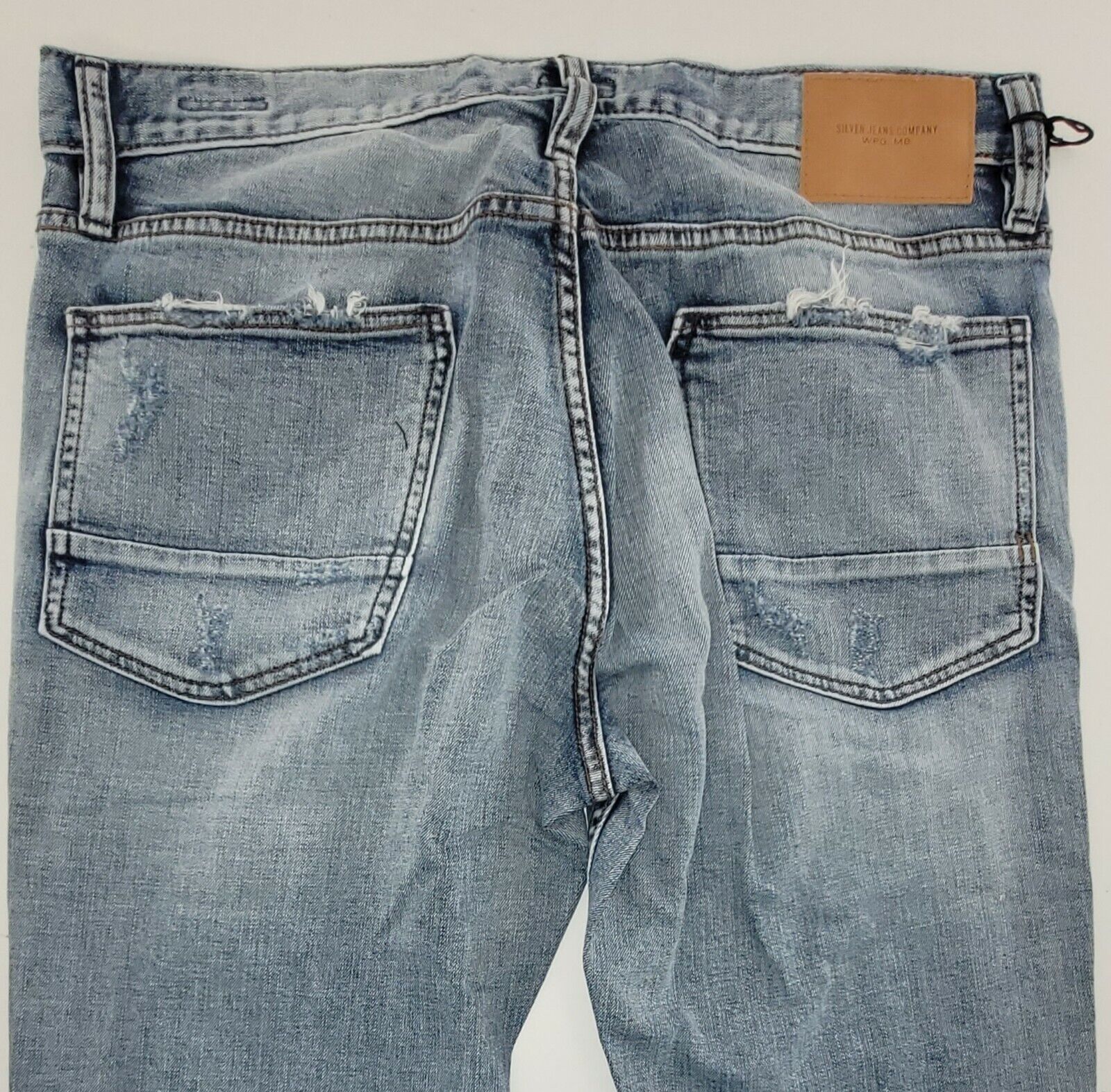 Silver Jeans Men's Kenaston Slim Fit Slim Leg Blue Jeans 34x32 New | eBay