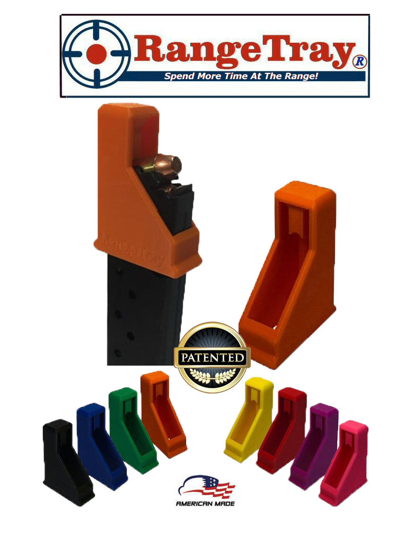 RangeTray Magazine Loader SpeedLoader for Walther PPS M2 9mm - ORANGE
