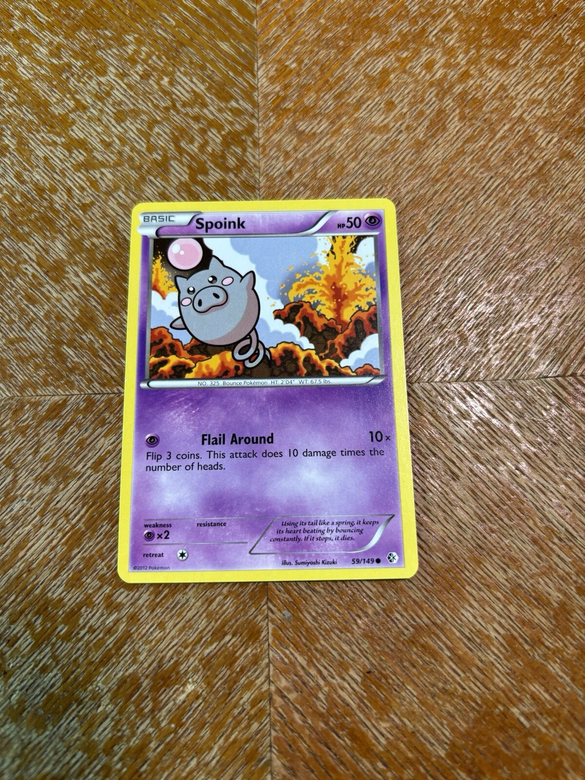 Spoink 59/149 Black & White Boundaries Crossed NM