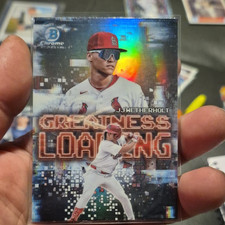 Topps 2025 Bowman Greatness Loading JJ Wetherholt Insert Cardinals #GL-17