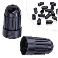15PCS Plastic TPMS Tire Valve Stem Caps, Black Wheel Tire Valve 15 pcs Model-A