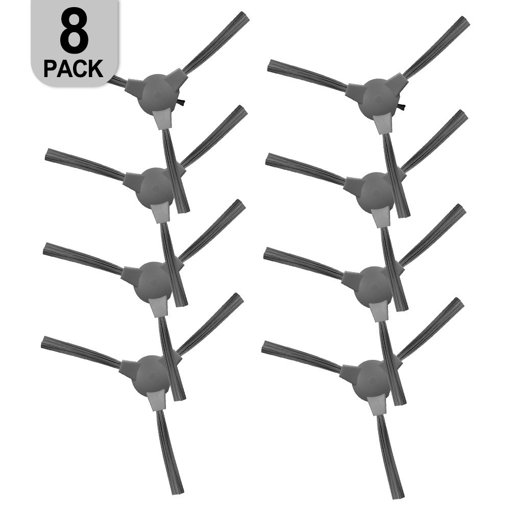 For Loorow AT800 Robot Vacuum Accessory 8 Pack of Quality Side Brushes