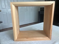"DP(DEMIS PRODUCTS)" UNFINISHED SHADOWBOX CUBE, 10 in X 10 in X 5 in. , USA MADE