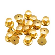 10/30/50 Pcs Locking Pin Backs Metal Clasps for Enamel Pins Brooch Badges DIY
