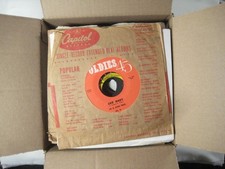 Record lot 45 rpm VG /NM- 100 vinyl w/ sleeves pop rock 50s/60s FREE SHIP 5M