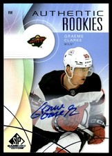 2024-25 SP Game Used Auto Blue Graeme Clarke Rookie Auto Minnesota Wild #267