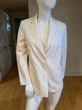 REBECCA TAYLOR TAILORED STRIPE BLAZER SIZE 4