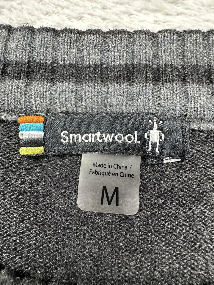 Smartwool Sweater Mens Medium Crewneck Wool Blend Pullover Outdoors Comfortable - Image 3 of 4
