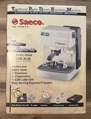 Saeco Via Veneto Traditional Pump Driven Espresso Machine 030047 Vintage NEW