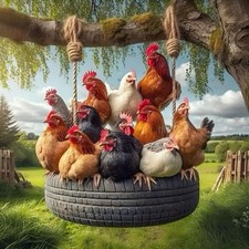 Chicken Coop Diamond Art Kits for Adults, 5D Diamond Painting for Adult Beginner