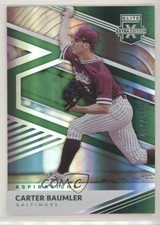 2020 Panini Elite Extra Edition Aspirations Green /499 Carter Baumler #140 fm0