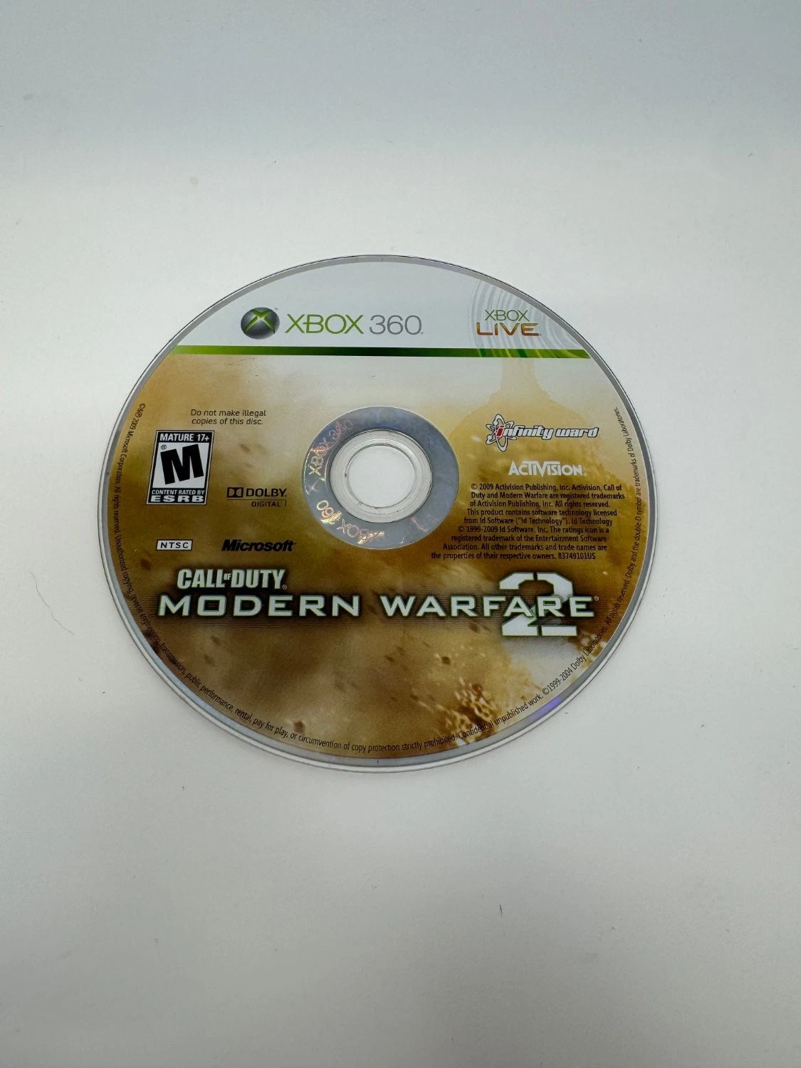 Call of Duty: Modern Warfare 2 Xbox 360 Disc Only Used