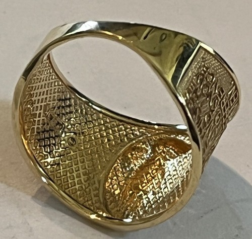 Michael Anthony Serenity Prayer Ring 10k 3g Size 5 with Box Authentic Designer - Picture 16 of 16