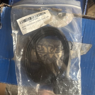 OBDII Stecker auf Buchse 16 Pin Low Profile OBDII Flachband Verlängerungskabel 0,5m