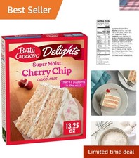 Super Moist Cherry Chip Cake Mix 13.25 oz - Family-Friendly Dessert Choice