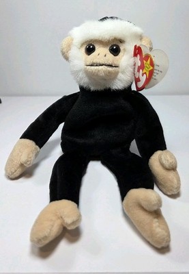 Ty Beanie Baby Retired Spider Monkey 1999 With Errors