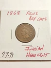 1868 Fine+ Key Date Indian Head Cent Rare