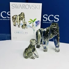 SWAROVSKI SCS Annual Edition 2009 GORILLAS Figurines 952504