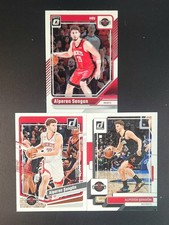 2022 - 2025 Panini Donruss Optic Alperen Sengun Houston Rockets Lot Of 3