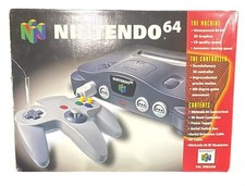 Nintendo 64 - NUS-001(EUR) - Boxed With 1 Official Controller & Cables