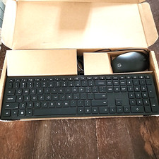 NEW - HP 310 Black Wired Computer Keyboard M54849-001 w/Mouse