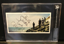 CHRIS MARTIN COLDPLAY SIGNED PARACHUTES CD BOOKLET ALBUM BECKETT ENCAP COA BAS