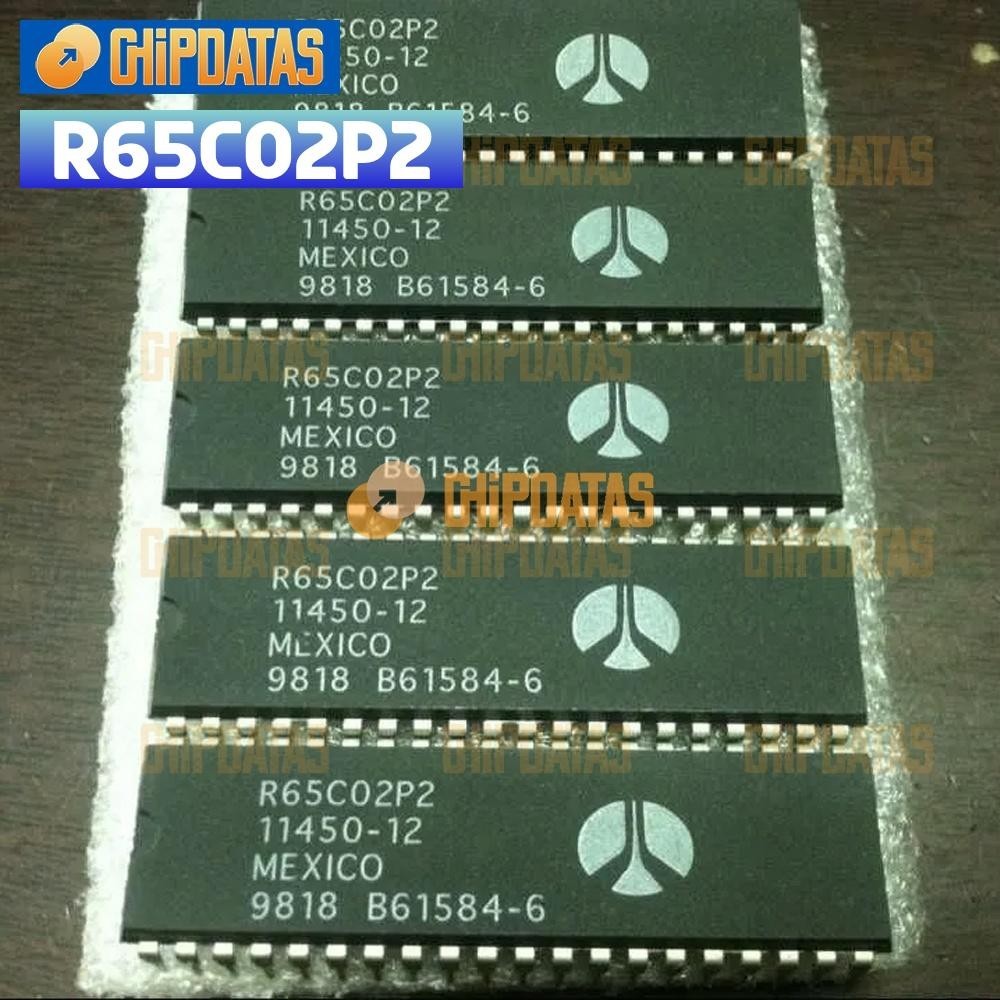 1PCS Rockwell R65C02P2 8-Bit CMOS Microprocessor CPU DIP-40 #Y26
