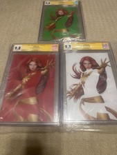 X-Men #19 John Tyler Christopher CGC 9.8 Signed Set Phoenix Negative Space