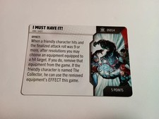 MARVEL HEROCLIX COLLECTOR'S TROVE I MUST HAVE IT 0S014 ONE-SHOT CARD NEW
