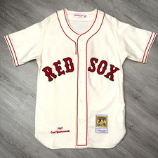 CARL YASTRZEMSKI 1967 Boston Red Sox Mitchell & Ness Authentic Jersey 36 USA