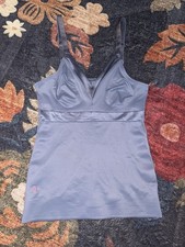 EUC Ruby Ribbon Women  s Reina Camisole Cami Shapewear Size 34 Dusty Blue 3061